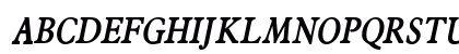 NadineCondensed BoldItalic Preview
