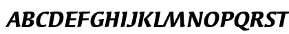SyndorITC Bold Italic Uppercase Preview
