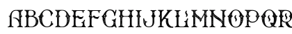 Bradford Press Uppercase Preview
