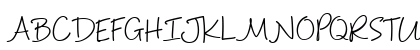 Corky Regular Uppercase Preview