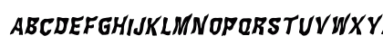 WILD2 Ghixm NC Bold Italic Uppercase Preview