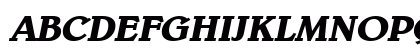 BlewWide BoldItalic Uppercase Preview