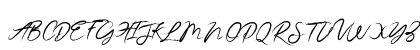 Jester Brush Regular Uppercase Preview