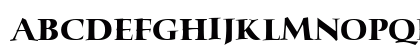 Humana Serif ITC Bold Uppercase Preview
