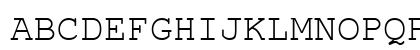 K8 Kurier Fixed Regular Uppercase Preview