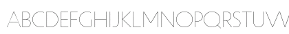 Unigeo64 Trial Thin Regular Uppercase Preview