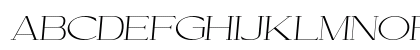 Cellofy Thin Exp Ita Italic Uppercase Preview