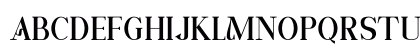 Motzeda Regular Uppercase Preview