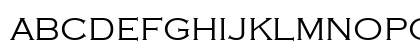 Copperplate T Regular Uppercase Preview
