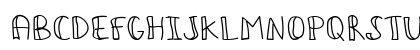 LittleAliyya Regular Uppercase Preview