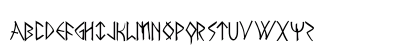 Rune Slasher Condensed Uppercase Preview