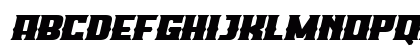 LAROF Regular Slant Regular Uppercase Preview