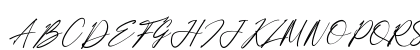 William Morittan Regular Uppercase Preview