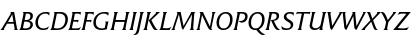 Friz Quadrata OS TT Italic Font