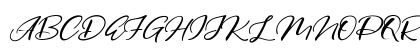 Purple Pen Regular Uppercase Preview