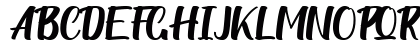 Milittan Personal Use Only Regular Uppercase Preview