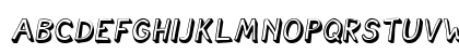 Cartoonish Italic Uppercase Preview