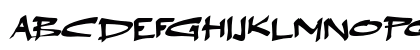 aAbrigyThink Regular Uppercase Preview