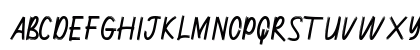 Janyss Brush Regular Uppercase Preview