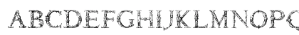 Parasite Regular Uppercase Preview