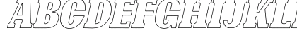 Bonaro Outline Italic Demo Outline Italic Preview