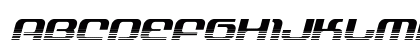 Yeoman Jack Twotone Italic Regular Uppercase Preview