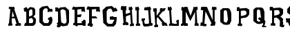 XiloGaldino Regular Uppercase Preview