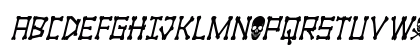 xBONES Condensed Italic Condensed Italic Preview
