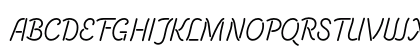 Energetic Script Limited Regular Uppercase Preview