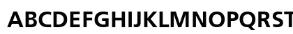Frutiger LT 45 Light Bold Uppercase Preview