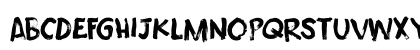 Umbrella Man DEMO Regular Uppercase Preview