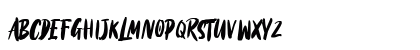 Black Torch Regular Uppercase Preview