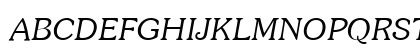 SouvenirITC Light Italic Uppercase Preview