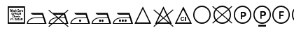 Wash Care Symbols Classic M54 Regular Preview