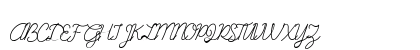 Galatee Script Regular Uppercase Preview
