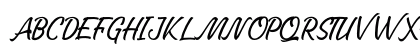 Vertica Regular Uppercase Preview