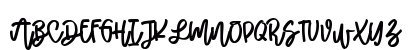 Malihah Script Regular Uppercase Preview