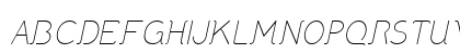 DNNR MediumItalic Uppercase Preview