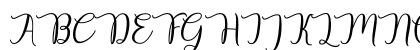 Decembery Regular Uppercase Preview