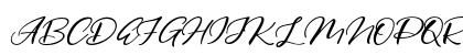 Purple Pen Regular Uppercase Preview