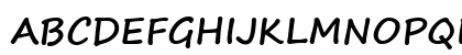 Segoe Print Bold Uppercase Preview