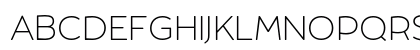 Umba Soft SC Thin Demo Uppercase Preview