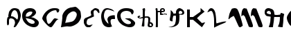 Voynich Regular Uppercase Preview