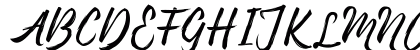 Pennello Free Demo Script Regular Uppercase Preview