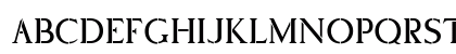 Stencilum ExtraLoose Regular Uppercase Preview