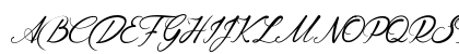 Lingerhend-Demo Regular Uppercase Preview