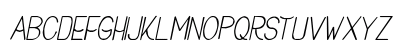 Buon Umore Rough Italic Uppercase Preview