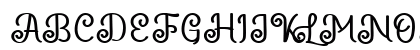 Rendera Regular Uppercase Preview