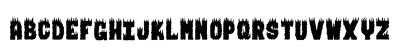 BURNING MAN Regular Uppercase Preview