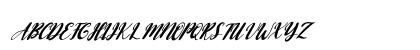 Baby Doll Italic Regular Uppercase Preview